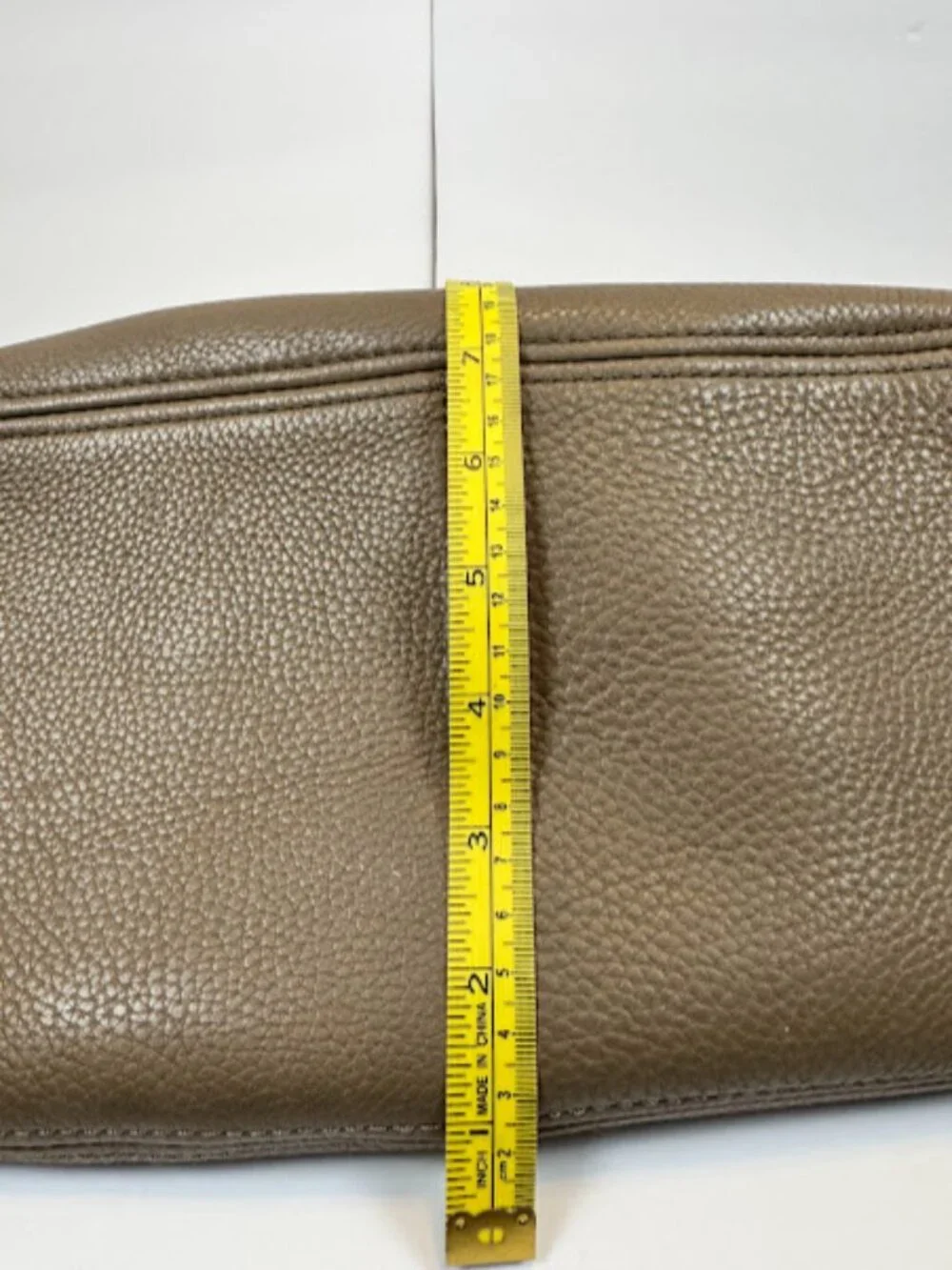 J. Crew Taupe Leather Slouchy Hobo Purse - Gold tone Hardware
